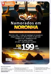 Dia dos Namorados em Fernando de Noronha 2025 - Saída de Natal ou Recife