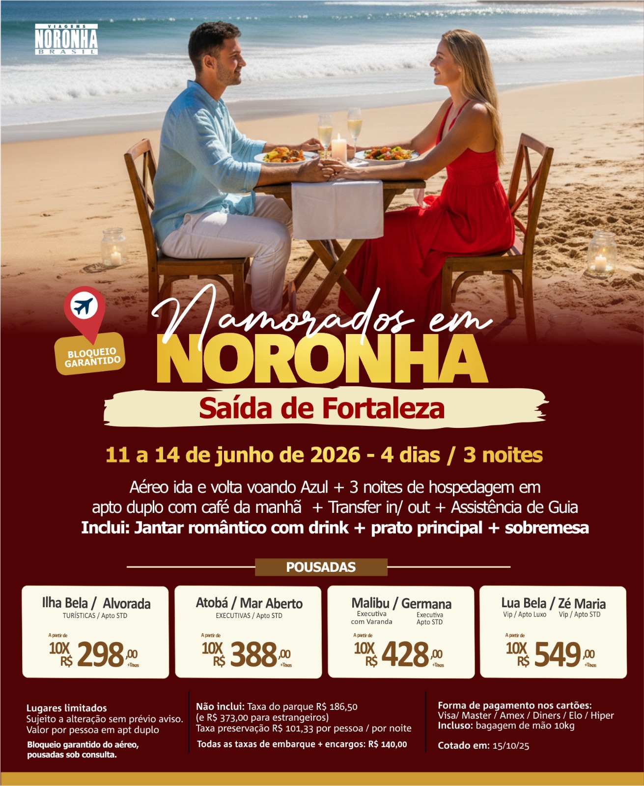Namorados em Noronha