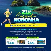 Corrida Fernando de Noronha 2025 - 21k - Saída de Campinas