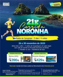 Corrida Fernando de Noronha 2025 - 21k - Saída de Campinas