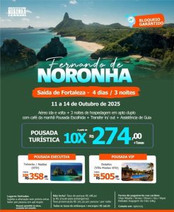 Fernando de Noronha 2025 - Saída de Fortaleza