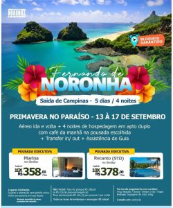 Fernando de Noronha 2025 - Saída de Campinas