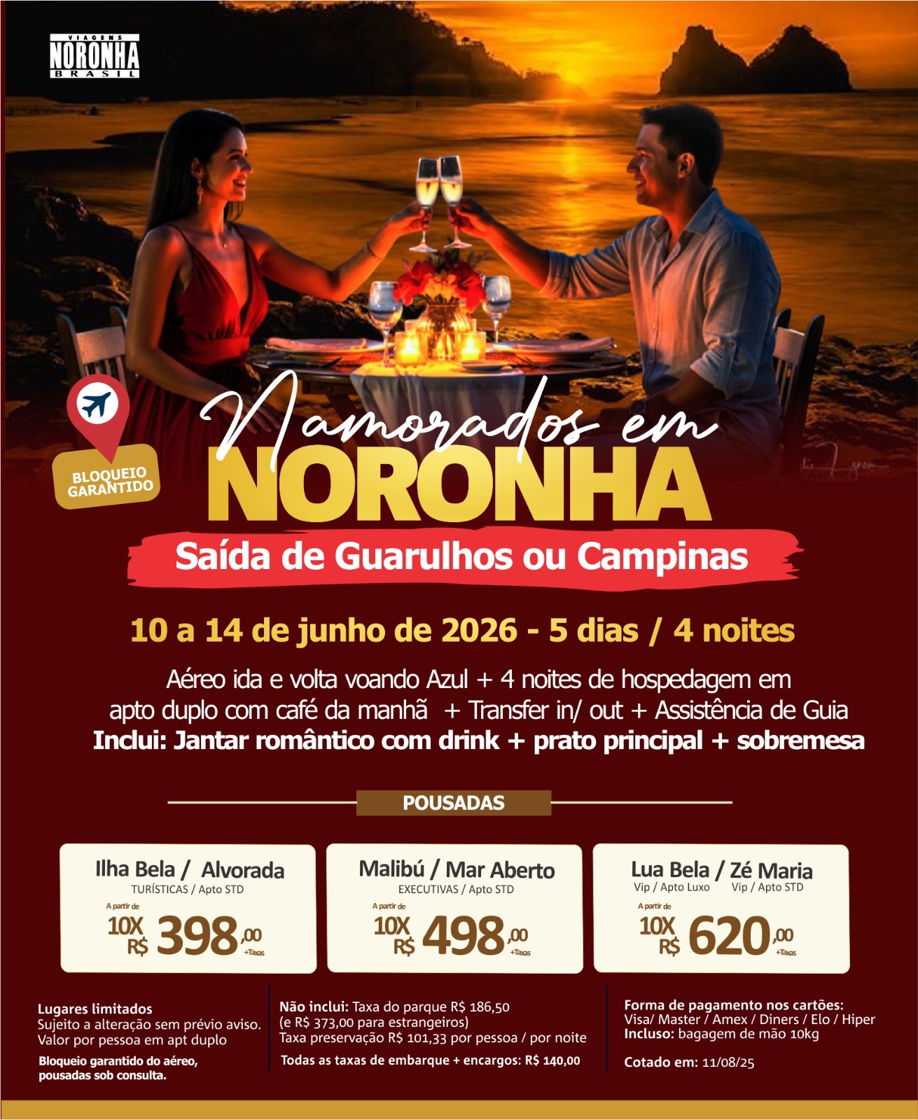 Namorados em Noronha